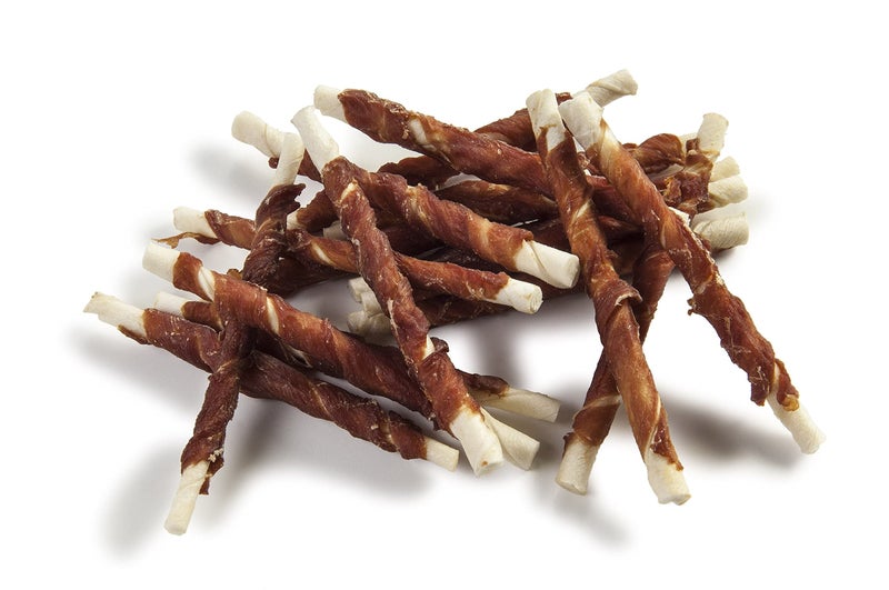 Pet 'n Shape Duck 'n Hide Twists - Duck Wrapped Rawhide Natural Dog Treats, Small, 1 Pound (Pack of 1) - Image 3